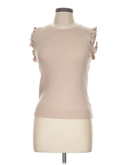 Pre-owned La Miel Sweater Vest In Tan