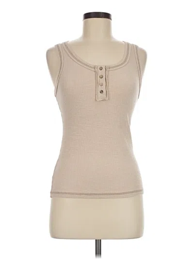 Pre-owned La Miel Tank Top Tan Strapless Neckline Tops