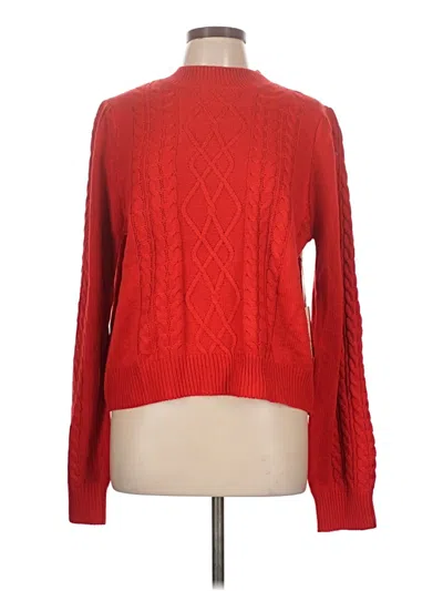 Pre-owned La Miel Turtleneck Sweater In Red