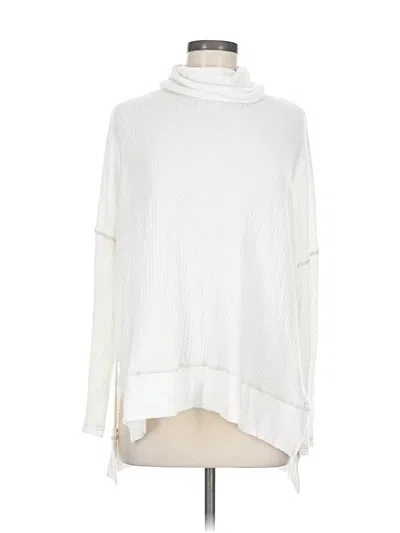 Pre-owned La Miel Turtleneck Sweater In White