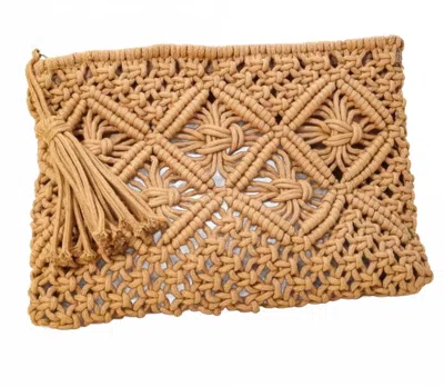 La Miel Women's Solara Macramé Bag In Brown