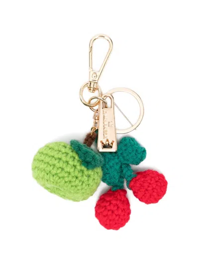 La Milanesa Apple Charm In Green