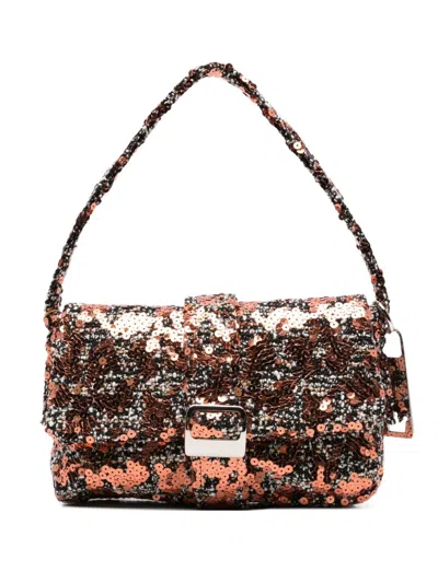 La Milanesa Barbara Shoulder Bag In Brown