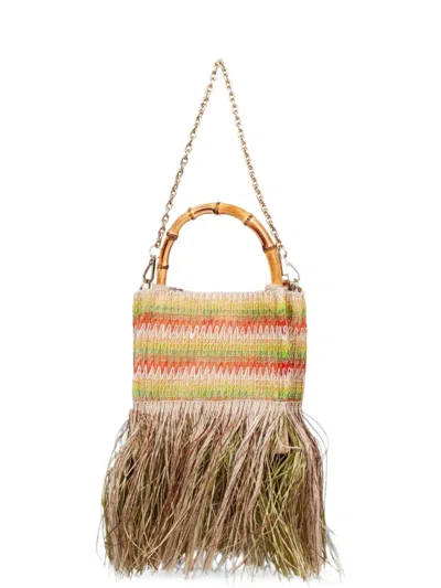 La Milanesa Begonia Tote Bag In Pink