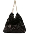 La Milanesa Soft Texture Shoulder Bag With Chain Strap In Brown