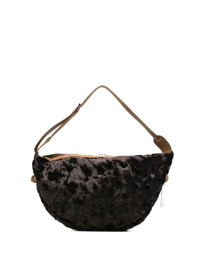 La Milanesa Nicoletta Shoulder Bag In Brown