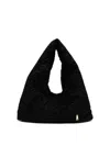 La Milanesa Medium Shoulder Bag Triangular Shape In Black