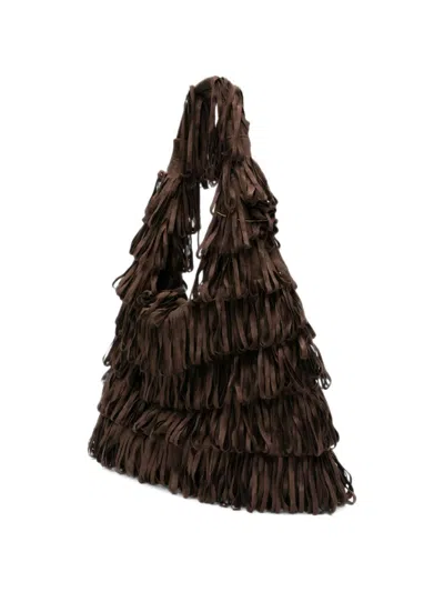 La Milanesa Capucine Medium Handbag In Brown