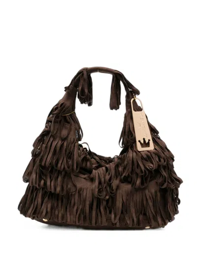 La Milanesa Capucine Small Handbag In Brown
