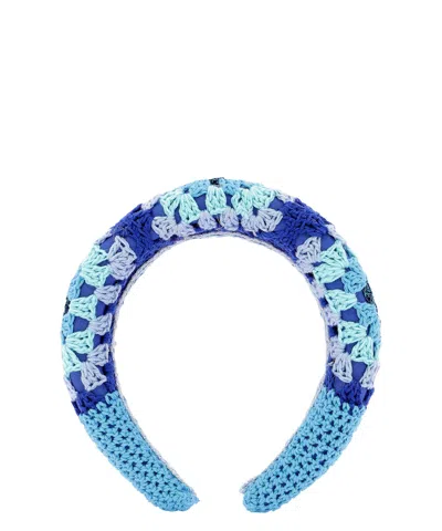 La Milanesa Crochet Hair Accessories Light Blue
