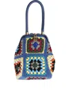 La Milanesa Crochet-knit Tote Bag In Multi