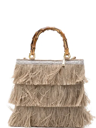 La Milanesa Jucca Medium Handbag In Sand