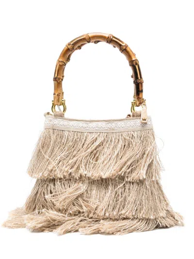 La Milanesa Jucca Small Handbag In Sand