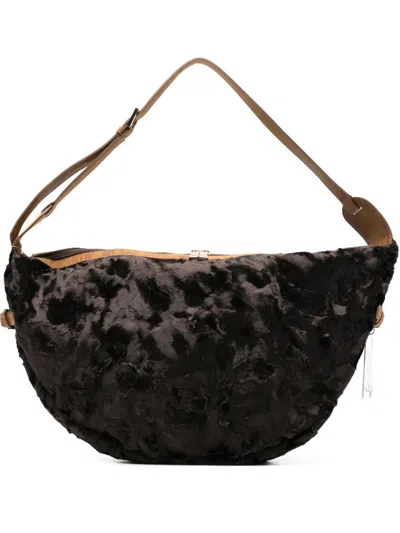 La Milanesa Nicoletta Shoulder Bag In Brown