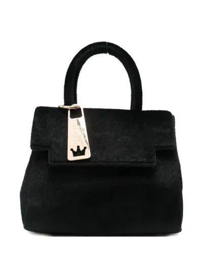 La Milanesa Paola Top-handle Cross Body Bag In Black