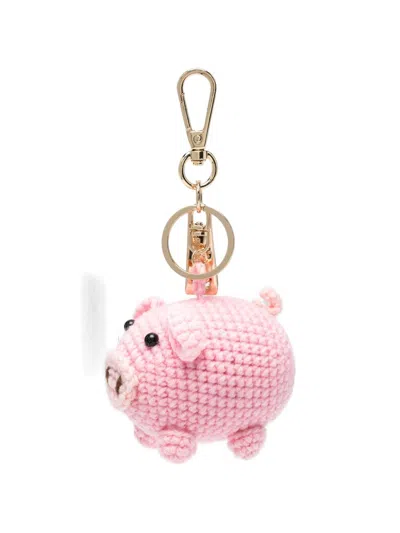 La Milanesa Pig Charm In Pink