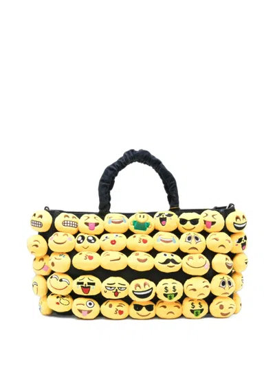 La Milanesa Positive Large Tote Bag In Yellow