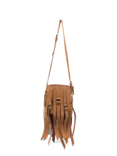 La Milanesa Sally Shoulder Bag In Brown
