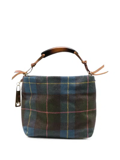 La Milanesa Tartan-check Tote Bag In Multi
