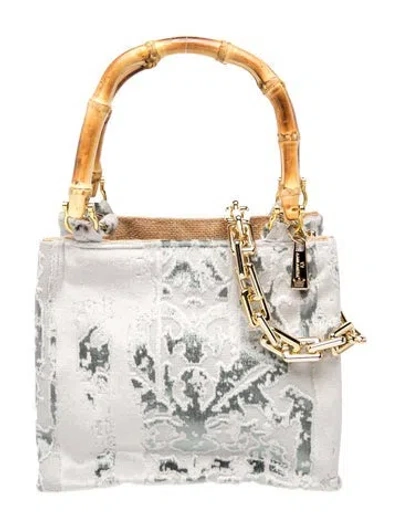 Pre-owned La Milanesa Top Handle Bag In White