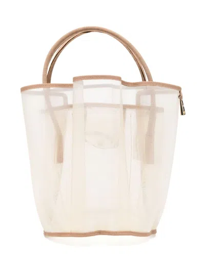 La Milanesa Versatile Afa Tote Bag In White