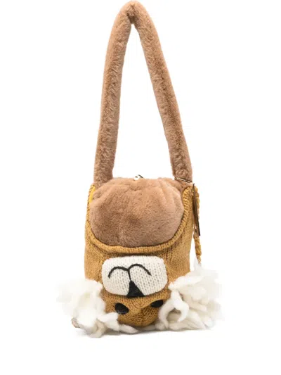 La Milanesa Vicky Leone Shouder Bag In Brown