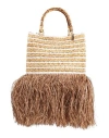 La Milanesa Woman Handbag Beige Size - Natural Raffia