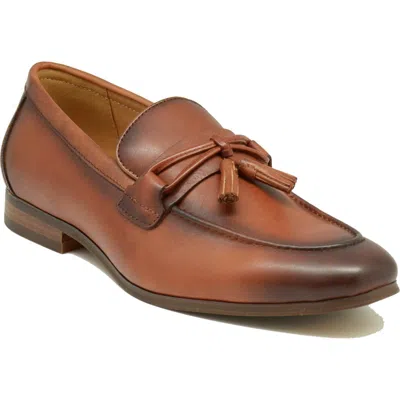 La Milano Bolivar Tassel Loafer In Tan