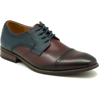La Milano Bryson Derby In Burgundy/navy