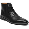 La Milano Jaxon Ii Cap Toe Boots In Black