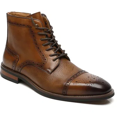 La Milano Jaxon Ii Cap Toe Boot In Brown
