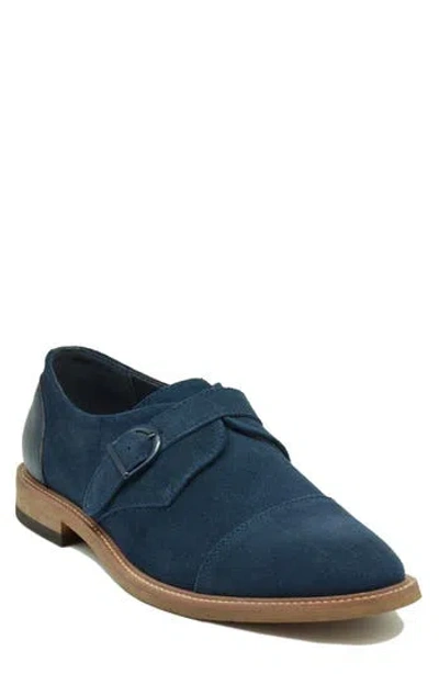 La Milano Lucian Monk Shoe In Navy