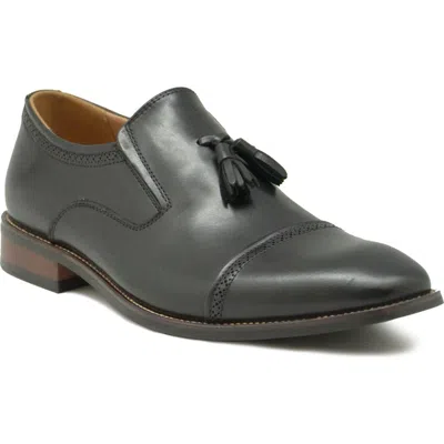 La Milano Tobias Tassel Loafer In Black