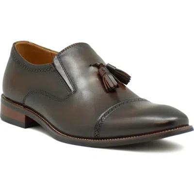 La Milano Tobias Tassel Loafer In Brown