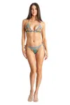 La Moda Clothing Bambina Two Piece Bikini Set In Multi