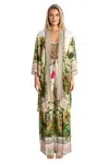 La Moda Clothing Blythe Open Front Cape In Multi