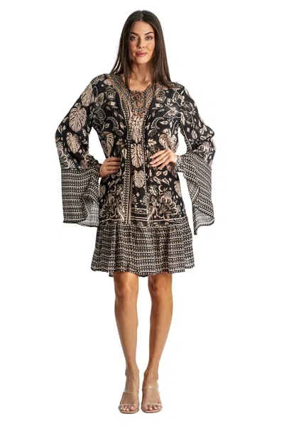 La Moda Clothing Delancy Short Dress In Multi