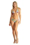 La Moda Clothing Drina Two Piece Bikini Set In Multi