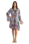 La Moda Clothing Erita Short Dress In Multi