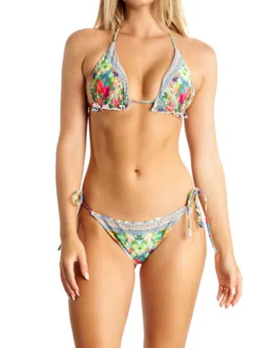 La Moda Clothing Island Girl Bikini In Multi