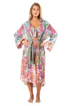 La Moda Clothing Kenzie Relaxed Overshirt In Multi