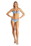 La Moda Clothing Leva Two Piece Bikini Set In Multi