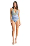 La Moda Clothing Milani One Piece Swimsuit In Multi