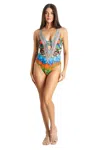 La Moda Clothing Namari One Piece Swimsuit In Multi