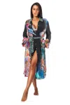 La Moda Clothing Nila Relaxed Overshirt In Multi