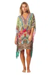 La Moda Clothing Sia Short Kaftan In Multi