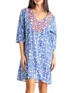 LA MODA CLOTHING WOMEN'S BEADED MINI SHIFT DRESS