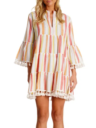 La Moda Clothing Women's Tasseled Babydoll Cover-up