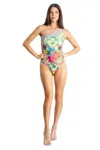 La Moda Clothing Zane One Piece Swimsuit In Multi
