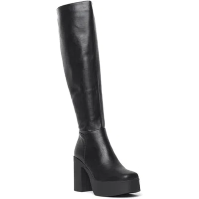 La Moda Lamoda Knee High Boots Black Lmf856 Women's